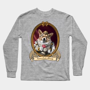 Renaissance Dog - Princess Lorelei Abernathy (A Corgi) Long Sleeve T-Shirt